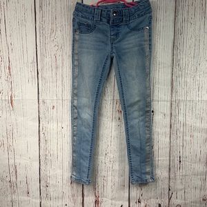 jeans adjustable button-elastic waist.size 7 girls